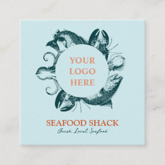 Carte de visite sur mesure pour Seafood Restaurant