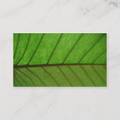 Carte de visite sur une feuille (Dos)