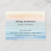 Carte de visite surdimensionné pour l'église ou le (Dos)