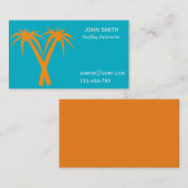 Carte De Visite Surf professeur de surf Instructeur freelance (Devant / Derrière)