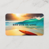 Carte De Visite Surf Sur Ocean Beach (Devant)