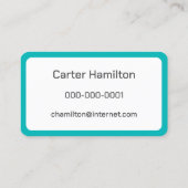 Carte De Visite Surf Sur Ocean Beach (Dos)