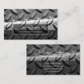 Carte De Visite Surface de plaque en diamant abstrait (Devant / Derrière)