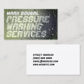 Carte De Visite Surface humide (Devant / Derrière)