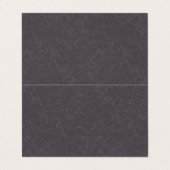 Carte De Visite Surface texturée violette foncée à motif tourbillo (Extérieur déplié)