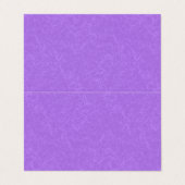 Carte De Visite Surface violette texturée avec motif tourbillonnan (Extérieur déplié)