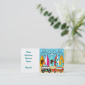 Carte De Visite Surfboards Beach Bum Surfing Hippie Vans (Debout devant)