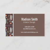 Carte De Visite Surfboards et Hibiscus tropicaux (Dos)