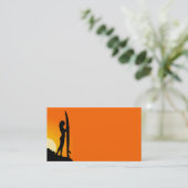 Carte de visite Surfer Girl (Debout devant)