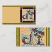 Carte de visite Surfer Girl (Devant / Derrière)