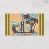 Carte de visite Surfer Girl (Dos)
