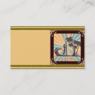 Carte de visite Surfer Girl