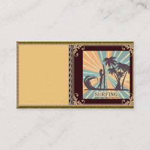 Carte de visite Surfer Girl