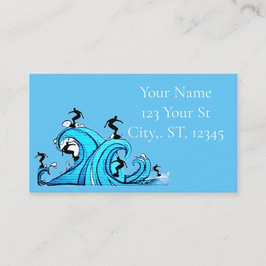 Carte De Visite Surfers Partout Thunder_Cove (Devant)