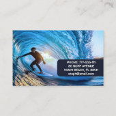 Carte De Visite Surfing Instructor  (Dos)