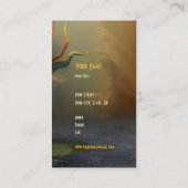 Carte de visite surréaliste d'art (Dos)