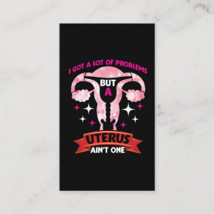 Carte De Visite Survivant de l'hystérectomie d'Uterus