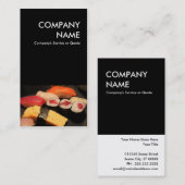 Carte De Visite sushi (Devant / Derrière)