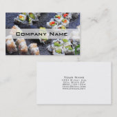 Carte De Visite Sushi (Devant / Derrière)