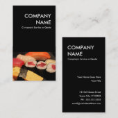 Carte De Visite sushi (Devant / Derrière)