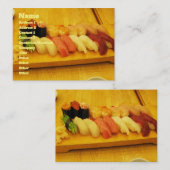 Carte De Visite Sushi 寿 司 (Devant / Derrière)