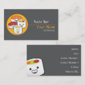 Carte de visite Sushi Bar (Devant / Derrière)