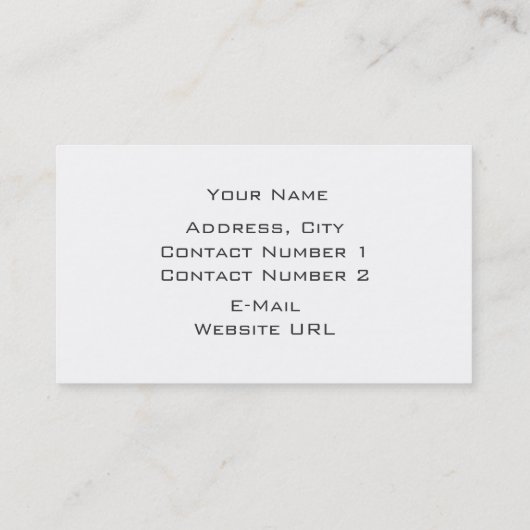 Carte de visite Sushi Bar (Dos)