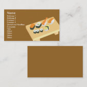 Carte De Visite Sushi - classique (Devant / Derrière)