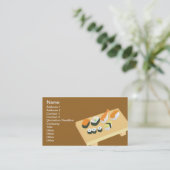 Carte De Visite Sushi - classique (Debout devant)
