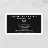 Carte De Visite sushi mod (Dos)