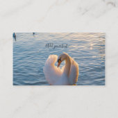 Carte De Visite Swan joli (Dos)