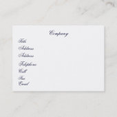 CARTE DE VISITE SWANS (Dos)