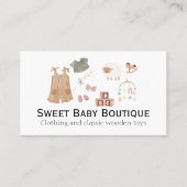 Carte De Visite Sweet Baby Boutique Jouets classiques (Devant)