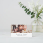 Carte De Visite Sweet Children, Babysitter, Garderie, Soins de jou (Debout devant)