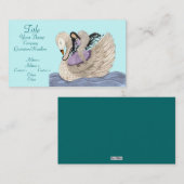 Carte De Visite Sweet Dreams (L'Ange & Le Cygne) (Devant / Derrière)