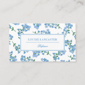 Carte De Visite Sweet Forget-Me-Not Motif (Devant)