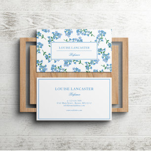 Carte De Visite Sweet Forget-Me-Not Motif
