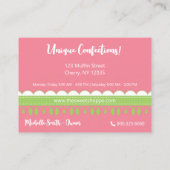 Carte De Visite Sweet Shoppe Bonbons (Dos)