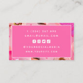 Carte De Visite Sweet Traitements boulangerie Mariage gâteaux médi (Dos)