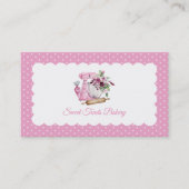 Carte De Visite Sweet Treats Bakery Pink (Devant)