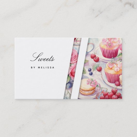 Carte De Visite Sweets and Traitements Moderne (Devant)