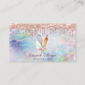 Carte De Visite Sweets Rose Cupcake Gold Drives Opal Bakery (Devant)