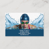 Carte De Visite Swimming Instructor (Dos)