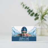 Carte De Visite Swimming Instructor (Debout devant)