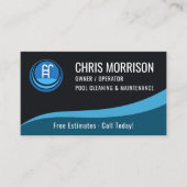 Carte De Visite Swimming Pool Maintenance Service (Devant)