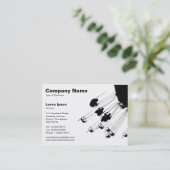 Carte De Visite Swings and Roundabouts v2 - Blanc (Debout devant)