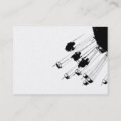 Carte De Visite Swings and Roundabouts v2 - Blanc (Or) (Dos)