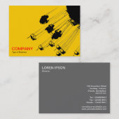 Carte De Visite Swings and Roundabouts v3 - Ambre (Devant / Derrière)