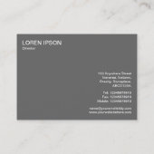 Carte De Visite Swings and Roundabouts v3 - Ambre (Dos)