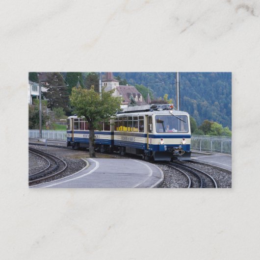 Carte De Visite Swiss Train Business Card (Devant)